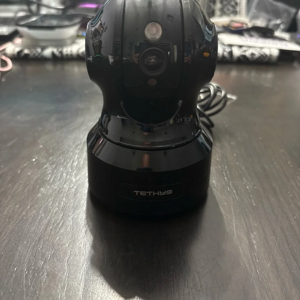 Tethys 825-C Black Smart Cam Works With Alexa Wireless Security Bullet Camera